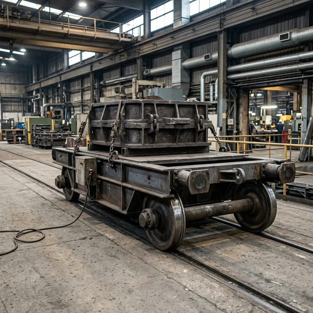 Mould Transfer Trolley of Balaji Construction Machines