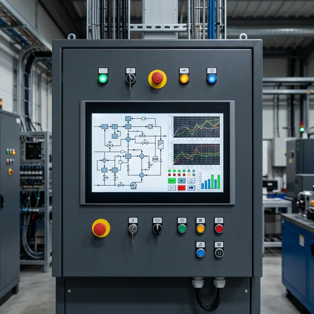 PLC Control Panel of Balaji Construction Machines